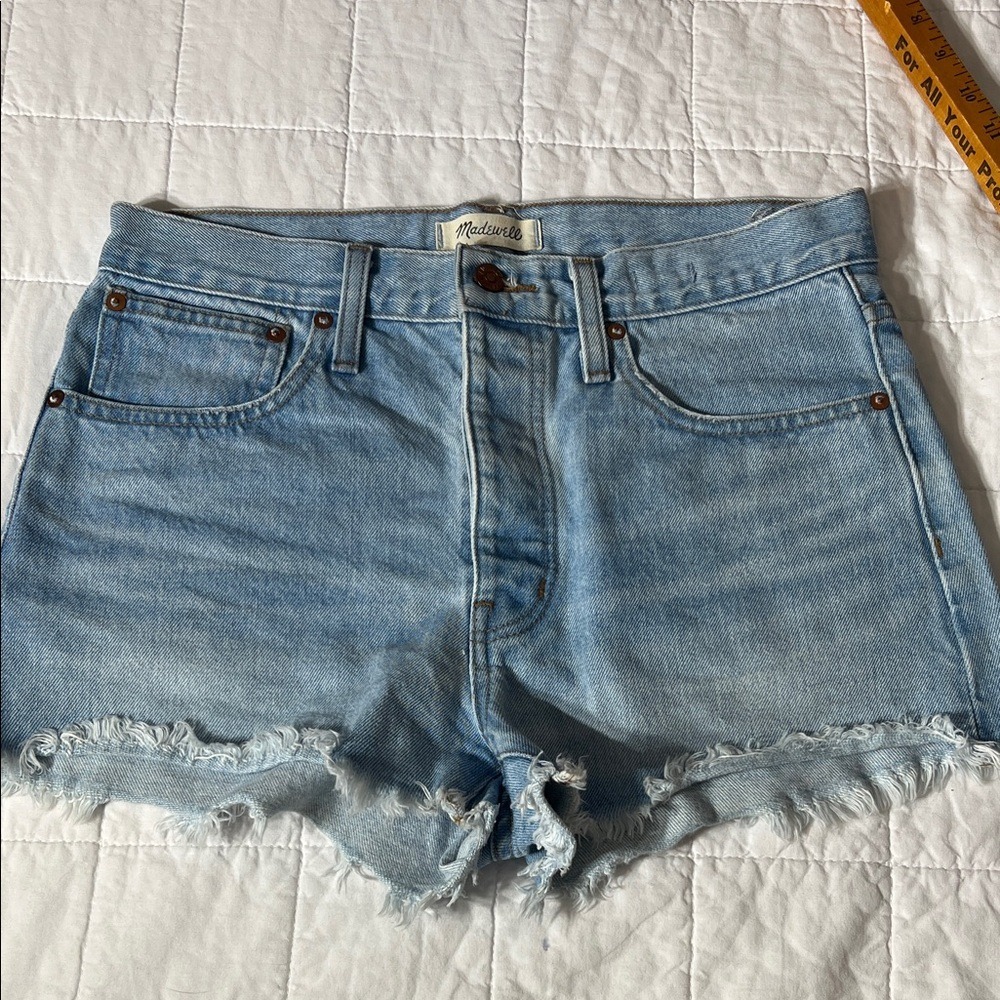 Madewell Light Blue Cutoff Denim Jean Shorts